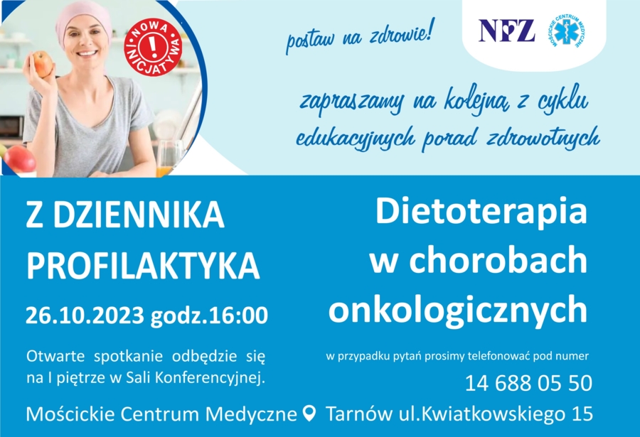 Plakat spotkania "Z dziennika profilaktyka"